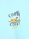 Shiwi T-Shirt Finn Coral Coast con estampado trasero azul claro Product / Detail