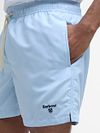 Shorts de Bain Barbour Logo Vintage Bleu Clair Model / Detail