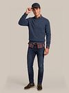 Sweter Steppin' Out z wełny jagnięcej, średni niebieski Model / Voorkant