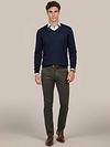 Steppin' Out Chino Newbury Olive Model / Voorkant