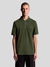 Lyle and Scott Polo Olive Model / Voorkant