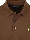 Lyle and Scott Polo Plain Brown