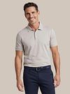 Suitable Boris Polo Shirt Greige Model / Voorkant