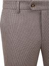 Suitable Aiden Pantalon Houndstooth Tabacco