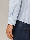 State Of Art Camicia Dobby a righe azzurro chiaro Model / Detail