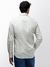 State Of Art Camicia Stampa Floreale Wit Model / Achterkant