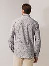 State of Art Camisa Casual Estampada Gris Model / Achterkant