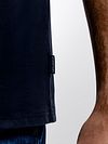 State of Art Herringbone Camiseta Navy Model / Detail