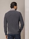 State Of Art Cardigan Structure Contrast Anthracite