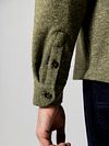 State of Art Overshirt Twill Moss Green Model / Detail
