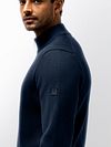 State Of Art Half Zip Pullover Structure Navy Model / Detail