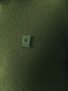 State Of Art Half Zip Trui Structuur Donkergroen Model / Detail