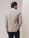State Of Art Heavy Twill Hemd Beige Model / Achterkant