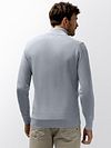 State Of Art Jersey Half Zip Melange Light Blue Model / Achterkant