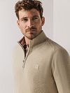 Maglione half zip State Of Art écru Model / Detail