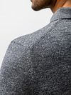 Maglione State of Art con colletto polo blu navy Model / Detail