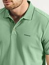 State of Art Poloshirt Piqué Green Model / Detail