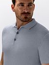 State of Art Knitted Polo Blue Model / Detail