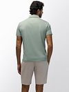 State of Art Poloshirt Jersey Interlock Jade Model / Achterkant