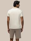 State of Art Poloshirt Jersey Ribbed Contrast Kit Model / Achterkant