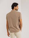 State of Art Poloshirt Piquet Brun Model / Achterkant