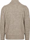 State Of Art Pullover Sport Zip Brown