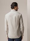 State of Art Shirt Poplin Print Beige