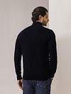 Sweter State of Art Half Zip granatowy Model / Achterkant