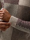 Sweter State of Art w kolorze granatowym Model / Detail