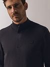 State Of Art Half Zip Trui Structuur Antraciet