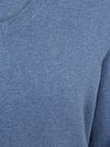 Steppin' Out Genser i Bomull og Cashmere med V-hals i Indigoblått Product / Detail