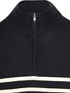 Steppin' Out Half-Zip Pullover Breton Stripe Navy Product / Detail