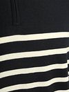 Steppin' Out Half-Zip Trui Breton Stripe Navy Product / Detail