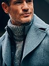 Steppin' Out Manteau Caban Mix Laine Gris Model / Detail