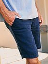 Steppin' Out Milwau Pantalones Cortos Lino Navy Model / Sfeerbeeld