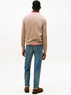 Strukturalny sweter Tommy Hilfiger w kolorze beżowym Model / Achterkant