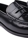 Suitable Penny Loafers Leather Black