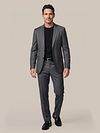 Garnitur Suitable Sharkskin z wełny w kolorze brązowym Model / Voorkant