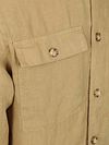 Suitable Linen Overshirt Beige Product / Detail