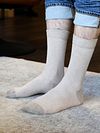 Suitable Chaussettes Lot de 3 Impression Ecru Model / Sfeerbeeld