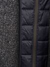 Suitable Coat Lana Herringbone Blu navy