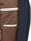 Suitable Colbert Lommer Twill Inlay Marineblå