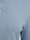 Suitable Compact Cotton Polo Manga Larga Azul Acero Product / Detail