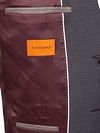 Suitable Costume Sharkskin Laine Aubergine