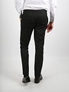 Pantalón de traje de lana mezclada negro Model / Achterkant