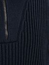 Suitable Half Zip Pullover Sailor Wool Blend Navy