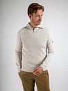 Suitable Half Zip Pullover Tias Cooldry Knit Greige Model / Voorkant with Stefan