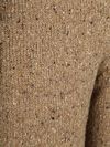 Suitable Half Zip Sweater Donnegal Tweed Eco Wool Beige Product / Detail