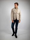 Suitable Knitted Colbert Unlined Beige Model / Voorkant med Stefan