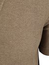 Suitable Knitted Polo Riva Harring Taupe Product / Detail